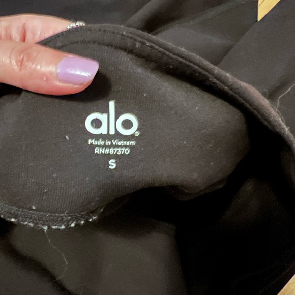 Size Small Alo Yoga Mesh leggings - Picture 4 of 5